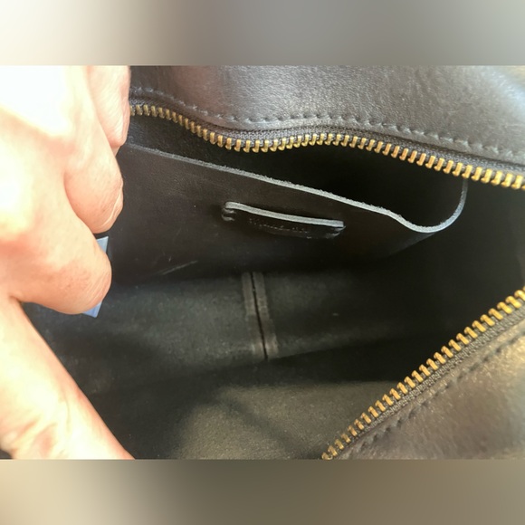 Madewell Sydney Black Leather Crossbody Bag, black, EUC - Picture 4 of 5